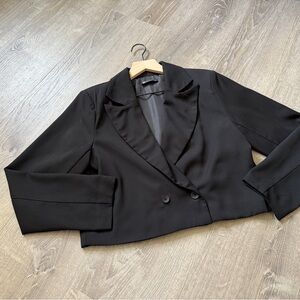 PRETTY GARDEN CHIC Black Women's blazer-Size M